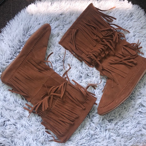 Shiekh Shoes - Fringe boots